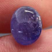 Large 5.84ct UNHEATED blue violet Tanzanite