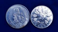 Lot of 2 World Silver Coins