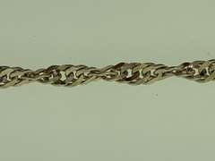 Italian Sterling Silver Long Rope Chain