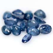 Stunning ink blue 8.37ct oval Sapphire set