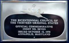 Franklin Mint Bicentennial Council The Thirteen Original States Ingot # 7