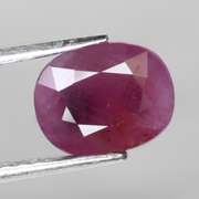 Striking 3.46ct unheated 9x7mm Mozambique Ruby