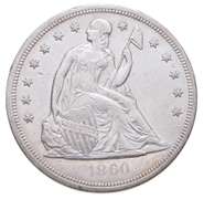 1860-O Seated Liberty Silver Dollar - Circulated