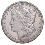 1896-S Morgan Silver Dollar