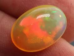 Remarkable 4.36ct wide block patterned Opal
