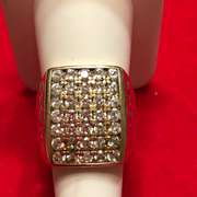 MENS GOLD AND DIAMOND RING