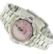 Tag Heuer Aquaracer Mop Pink Dial Watch