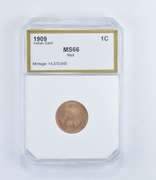 MS66 RD 1909 Indian Head Cent - Graded PCI