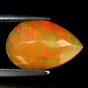 2.29ct full floral flashing semi-black Welo Opal