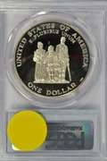 1998-S Crispus Attucks PR Comm Silver $1 PCGS PR69DCAM