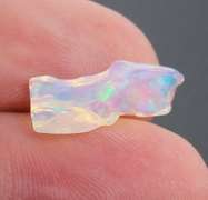 Uncut unheated 3.32ct Jelly Opal vein