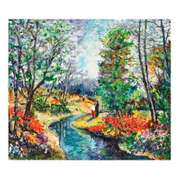 Autumn Stream by Polak (1922-2008)