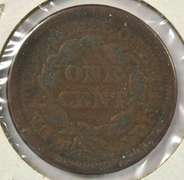 1844 Braided Hair Large Cent