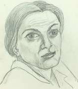 VERY COLLECTIBLE PENCIL DRAWINGS ON PAPER BY KORNEEV