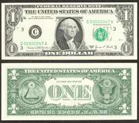 $1 1969-D FRN 2 digit SN Choice Uncirculated