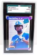 Ken Griffey, Jr 1989 Rookie Baseball Card, Graded MT8