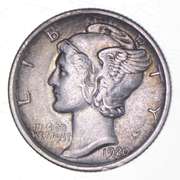 1920 Mercury Dime