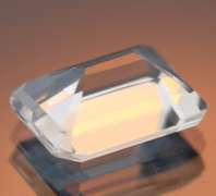 Gem grade 9.88ct emerald cut Quartz