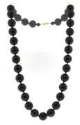 Black Onyx Bead Necklace