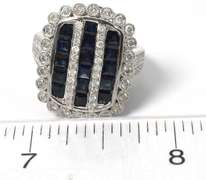 Amazing Sapphire & Diamond Ring, 14KT