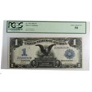 1899 Black Eagle Silver Certificate PCGS AU 58