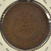 1864 Two Cent Piece