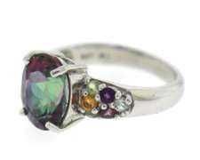 Sterling Silver Mystic Topaz Ring