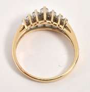 Classic Diamond Pyramid Ring