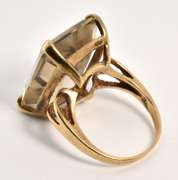 Bold Vintage Citrine Ring