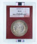 MS63 1878 Morgan Silver Dollar - 8TF - Graded NGC