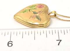 14KT Heart Locket & Chain
