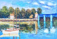 BEAUTIFUL  HAND PAINTED OIL PAINTING ON CANVAS
