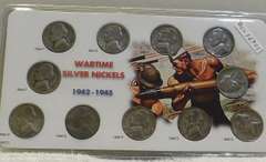 1942 - 45 Sil War Nic Set, circ, complete