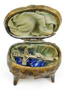 Early Sterling Rosary & Rosary Box