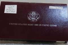 1988 Unc Olympic Silver Dollar