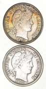 Lot (2) 1912 & 1912-D Barber Dimes