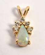 Pear Shaped Opal Pendant