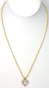Sterling Silver Vermeil Heart Necklace