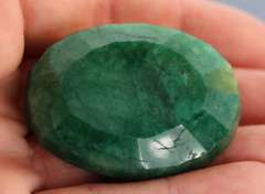 HUGE! 191.5ct forest green Emerald