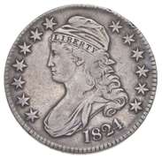 1824 Capped Bust Half Dollar