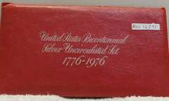 1976 Sil Unc 3 pc BiCentennial 40% Sil