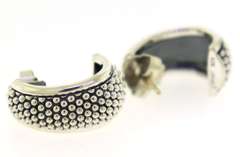 Lagos Signature Caviar Hoop Earrings