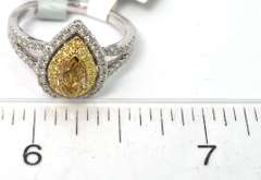 Lavish Multi-Color Custom Diamond Ring in 14KT 2-Tone Gold