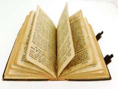 1814 Antique German Leather Bible with Genealogy