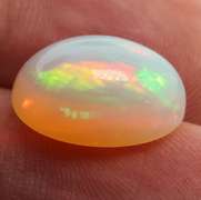 Ravishing 6.19ct snow white Welo Opal