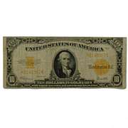$10 Gold Certificate Series Of 1922