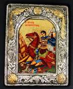 Sterling Silver Byzantine St. Michael Icon