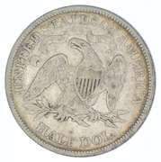 1867 Seated Liberty Half Dollar