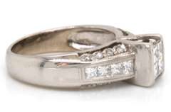 Brilliant 14kt WG Invisible Set Diamond Ring