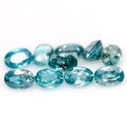 Brilliant 6.99ct Swiss blue Zircon set